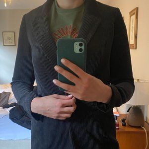 Banana Republic Women's Corduroy Jacket, Black, Size 0